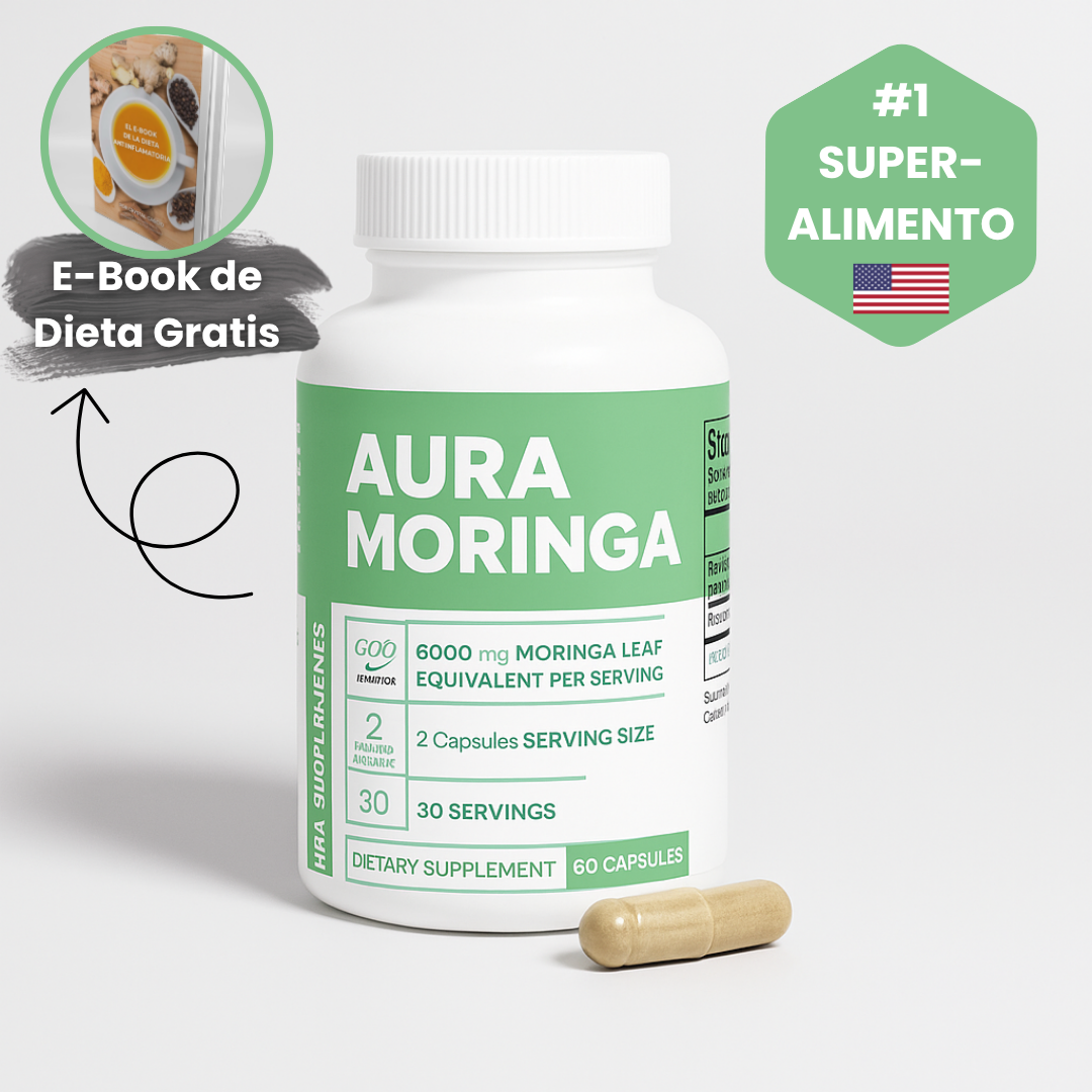Aura Moringa - Equilibra tu cuerpo y tu mente con la reducción natural de los niveles de cortisol