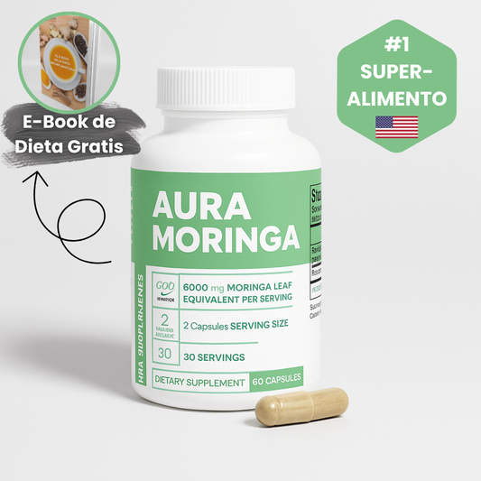 Aura Moringa - Equilibra tu cuerpo y tu mente con la reducción natural de los niveles de cortisol